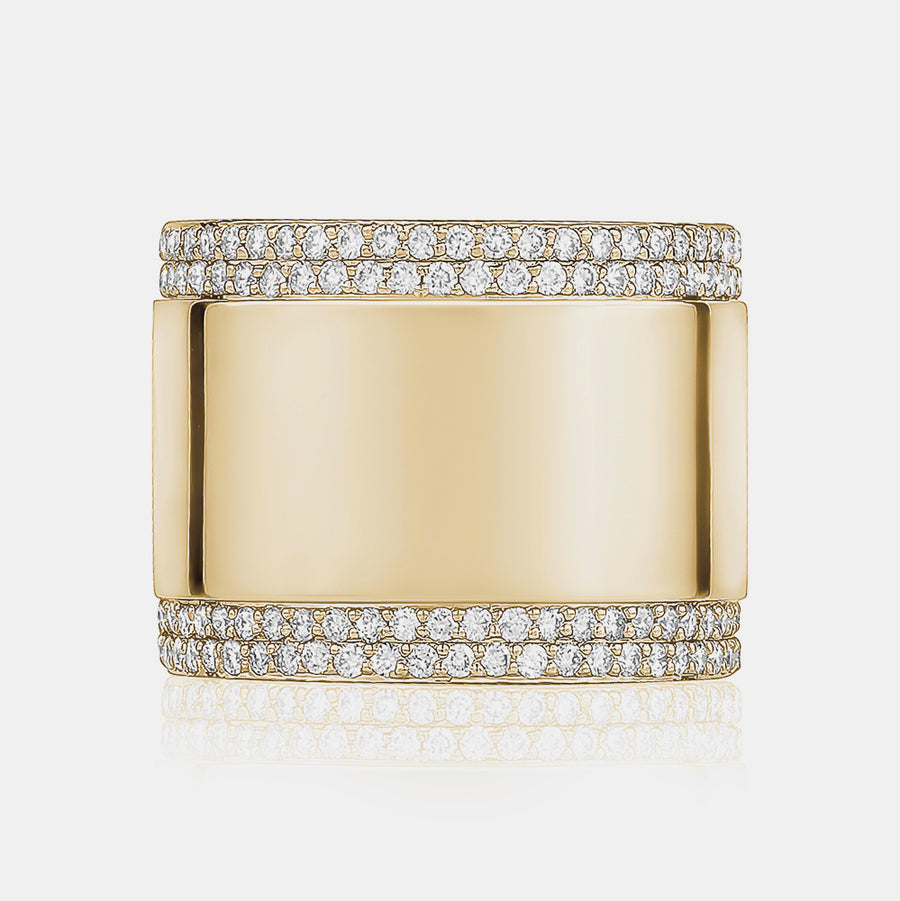 Bandeau à cigares avec bordure en diamant