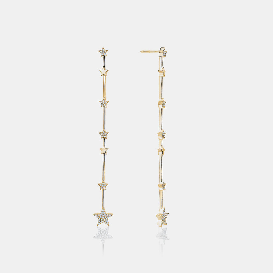 Boucles d'Oreilles ﻿Étoile Pav﻿é
