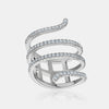 Bague de Serpent en Diamant