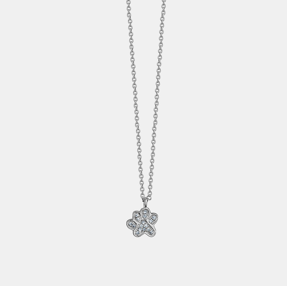 Diamond Paw Necklace