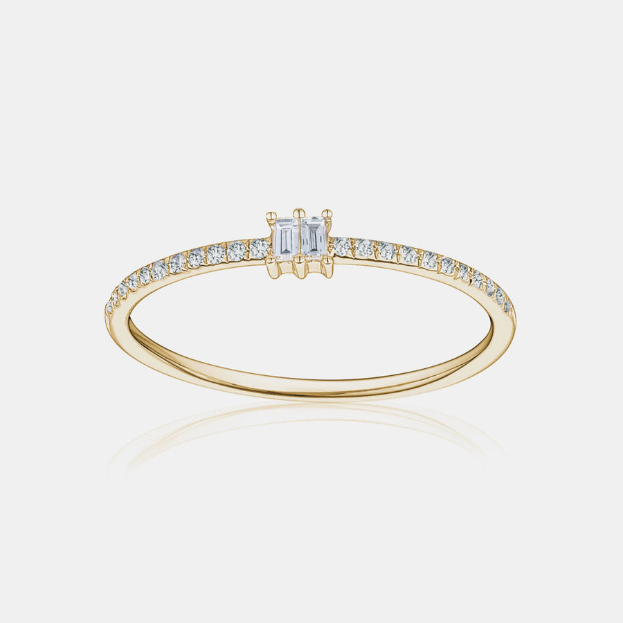 Bague à Une Baguette Fine