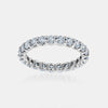 Bague en diamant en forme de U 0,10ct