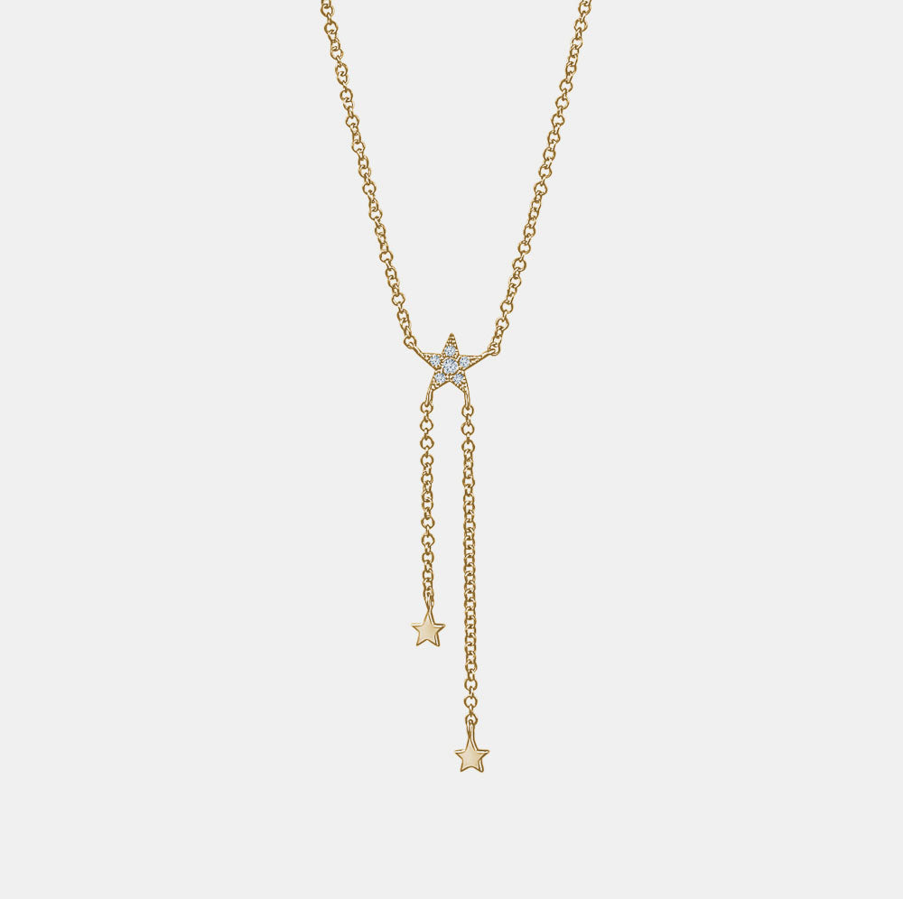 Collier d'Étoile en Diamant