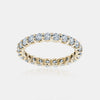 Bague en diamant en forme de U 0,10ct
