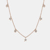 Collier Station de Diamants avec Étoiles