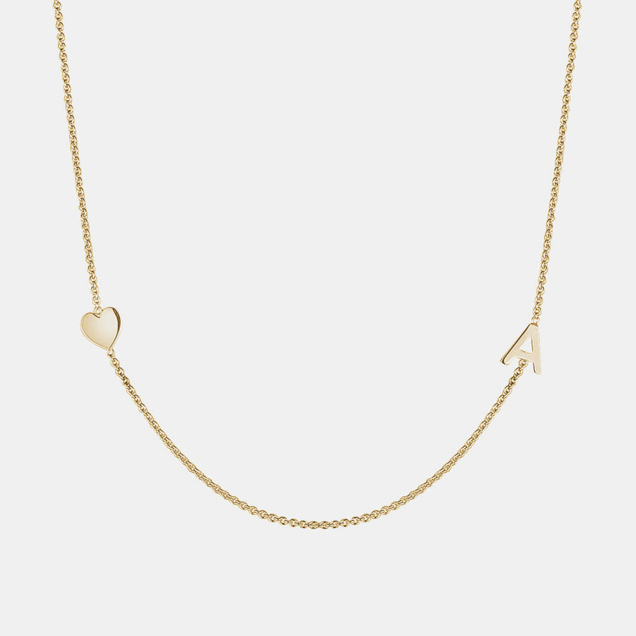 Collier Mini Initiale à 1 Lettre