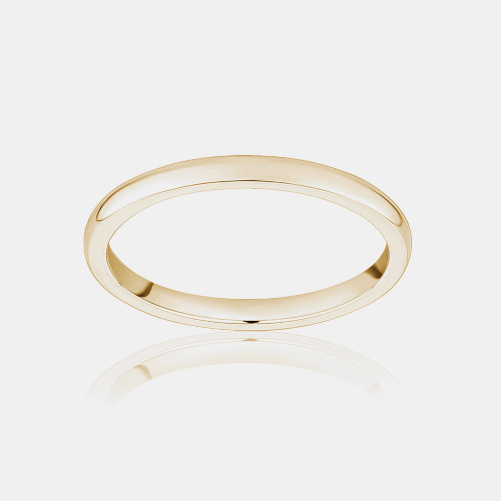 1.5mm Gold Stackable Ring - 14K Yellow Gold