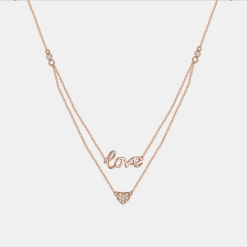 Double Layered Love necklace