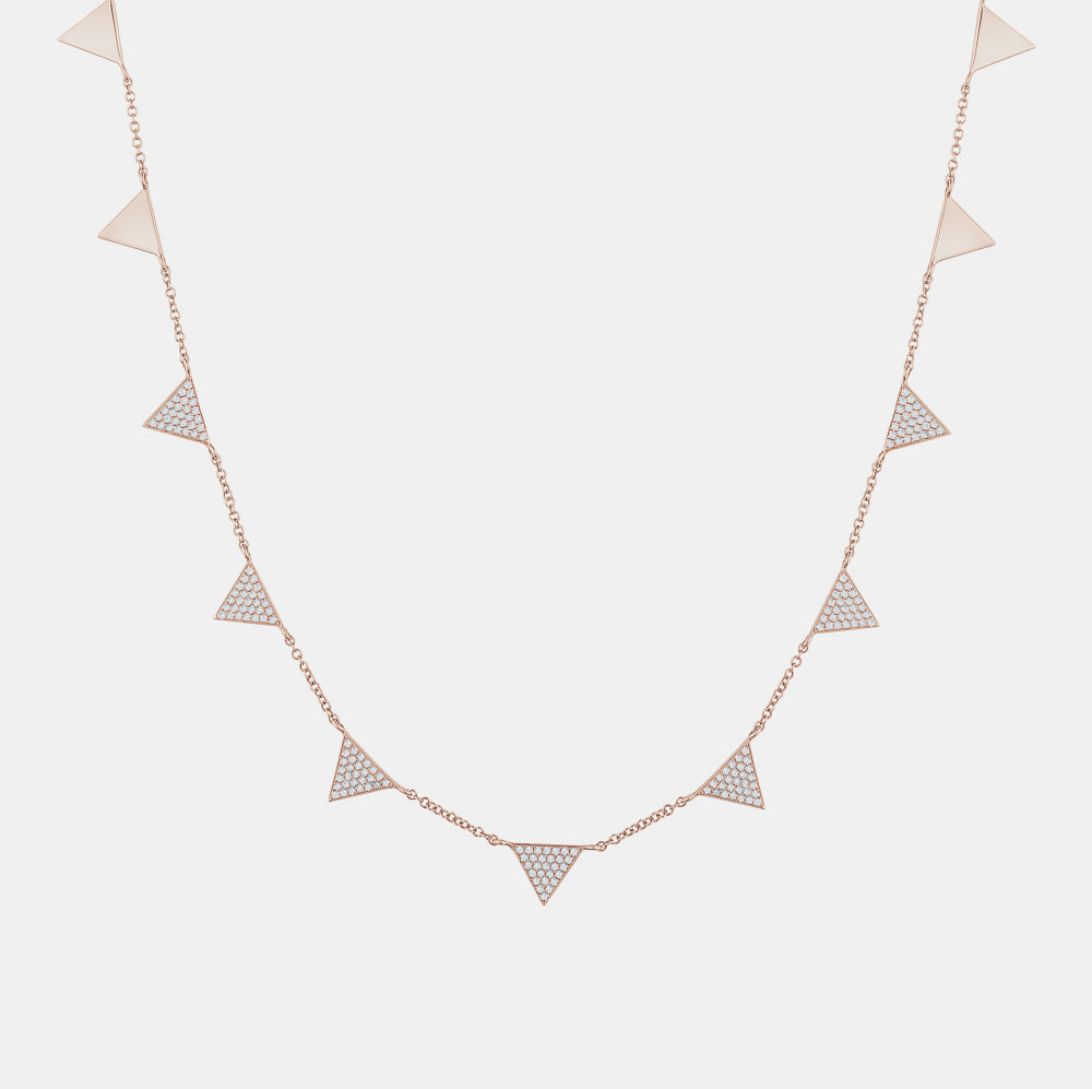 Diamond Triangle Choker