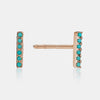 Clous d'oreilles Turquoise