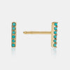 Clous d'oreilles Turquoise
