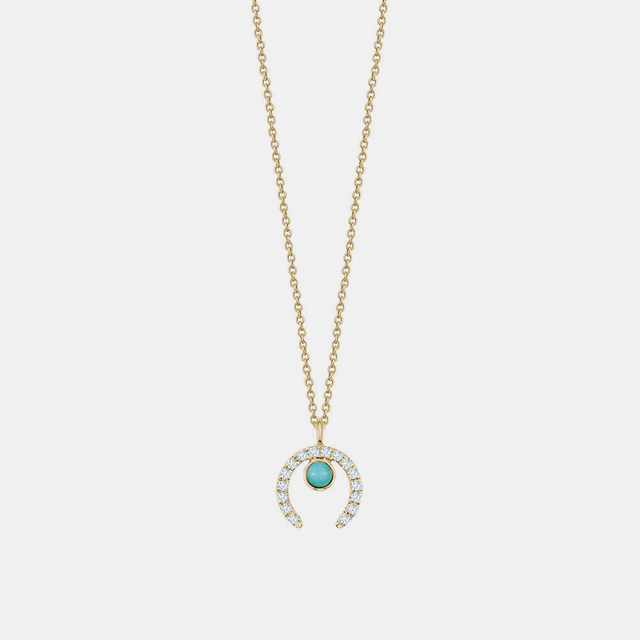 Collier de Fer à Cheval en Diamant