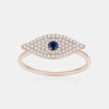 Bague Mauvais Oeuil en Diamants