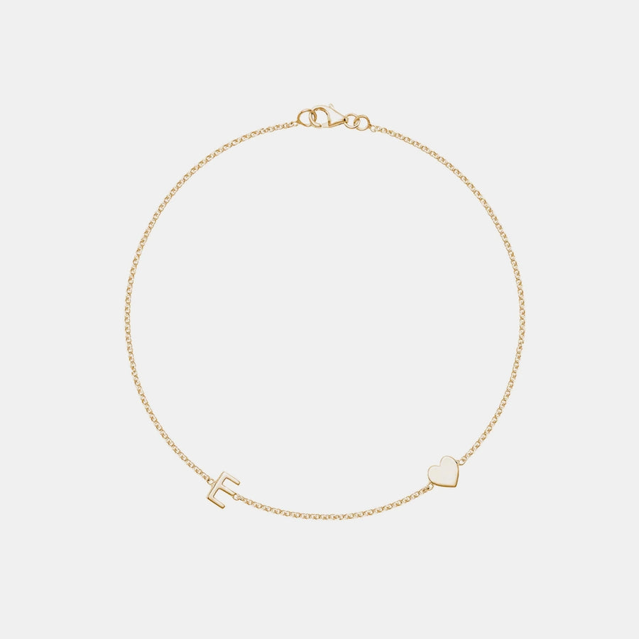 Bracelet de Cheville à Initiale