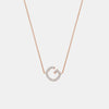 Collier à Initiale en Diamant