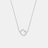 Collier à Initiale en Diamant