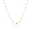 The Blue Topaz Bezel Necklace