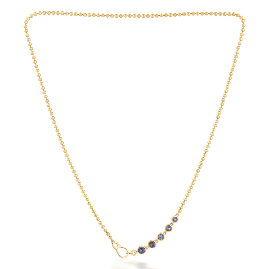 The Tanzanite Bezel Necklace