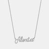 Collier avec Nom Pavé 