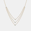 Collier à trois rangs de diamants