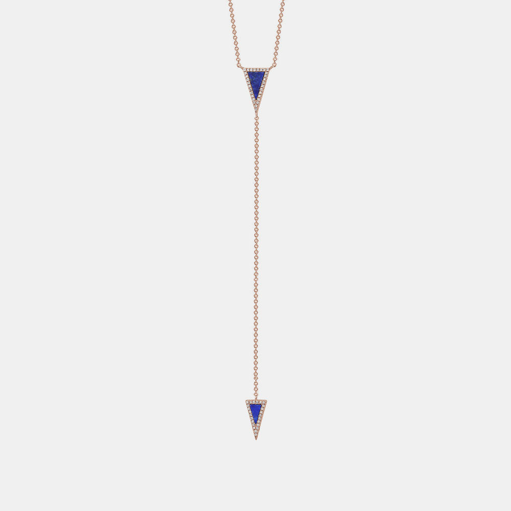 Diamond Triangle Strand Necklace