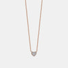 Collier Mini Coeur en Diamant