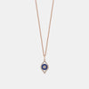 Collier Mauvais Oeil en Saphire Pendant