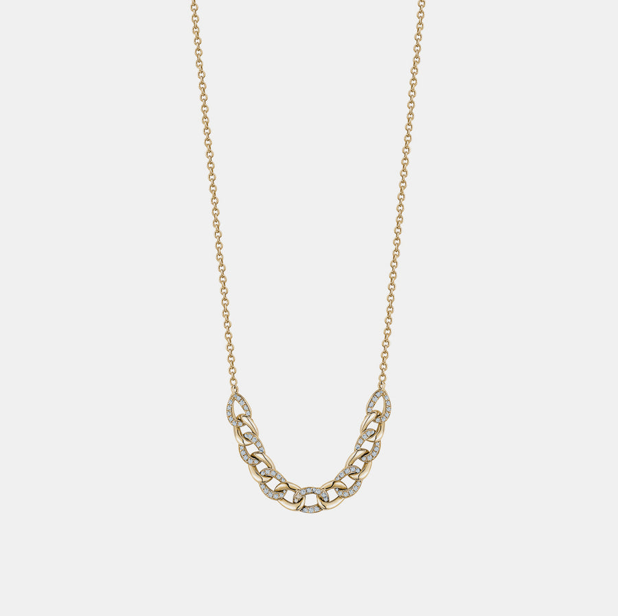 Collier à Maillons Cubains Miami en Diamant