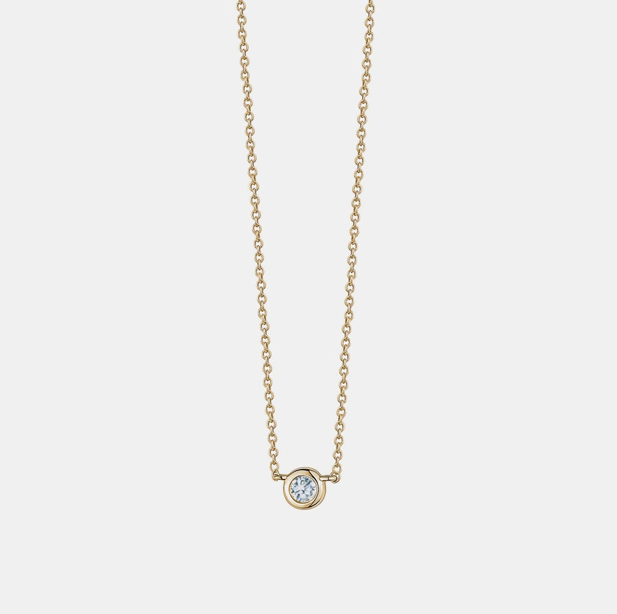 Collier à Diamant Solitaire