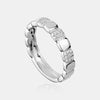Bague à motif carré en forme de diamant