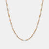 Collier de tennis en diamants de culture