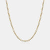 Collier de tennis en diamants de culture