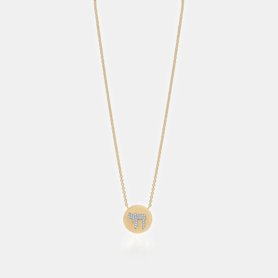 Collier Hai à diamants ronds