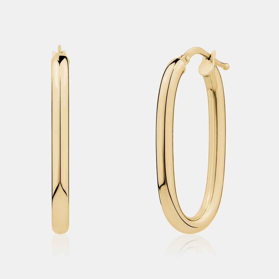 Oval Rounded Hoops
