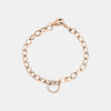 Bracelet en chaîne à maillons ornés de diamants