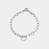 Bracelet en chaîne à maillons ornés de diamants