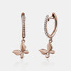 Porte-bonheur en forme de diamant et de papillon