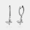 Porte-bonheur en forme de diamant et de papillon