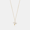 Mother of Pearl Mushroom Necklace