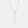 Collier à bascule en diamant