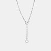 Collier à bascule en diamant
