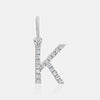 Breloque initiale en diamant