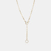 Collier à bascule en diamant
