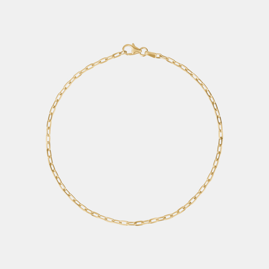 Bracelet de cheville à mini-maillons