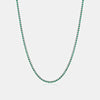 Collier de tennis en émeraude