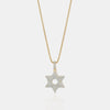 Pendentif étoile de David en diamant
