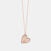 Collier Coeur Miroir en Diamant