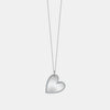 Collier Coeur Miroir en Diamant