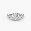 Three-Stone with Pavé Band