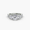 Three-Stone with Pavé Band 2